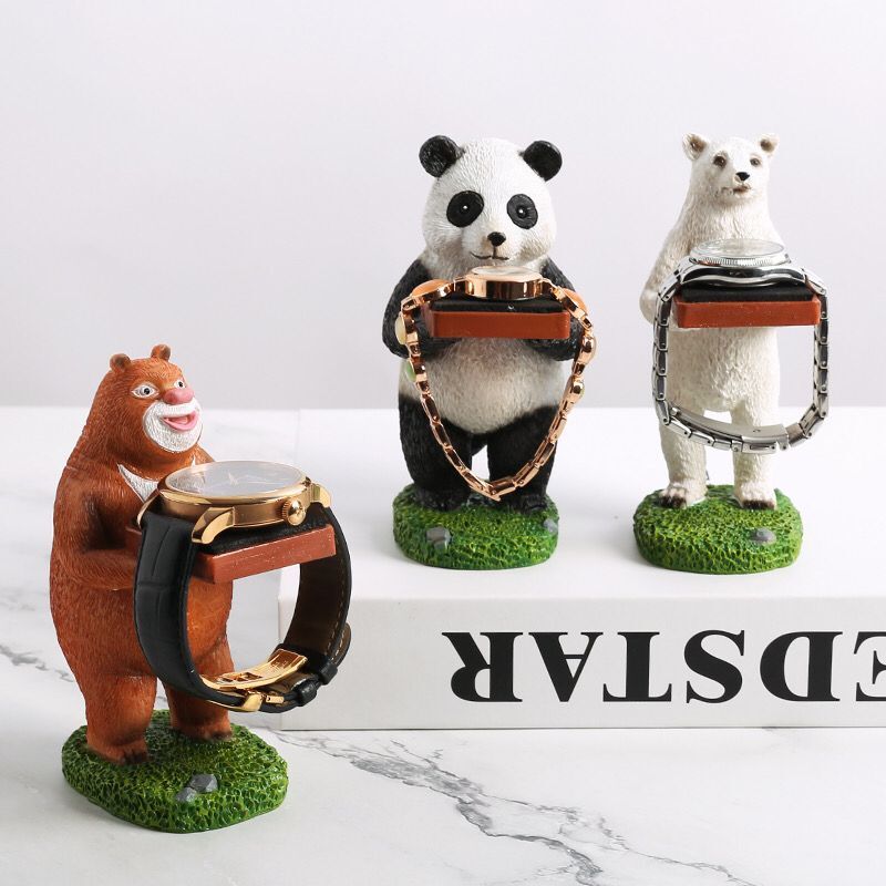 New Resin Watch Stand Display Animals Shape